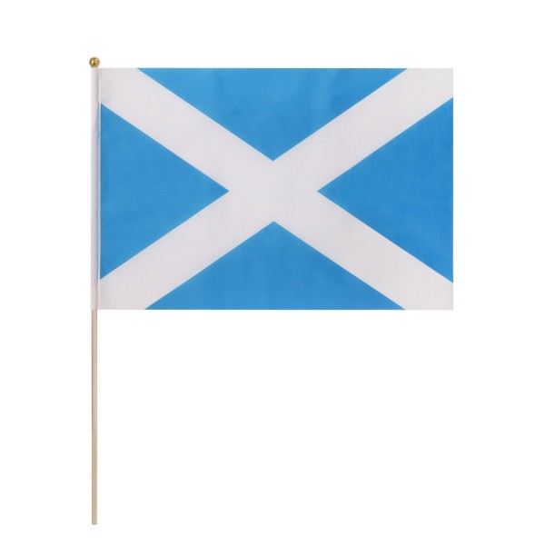Sonia Originelli 10er Set Fahne Flagge Winkfahne "Schottland" Scotland Handfahne EM WM