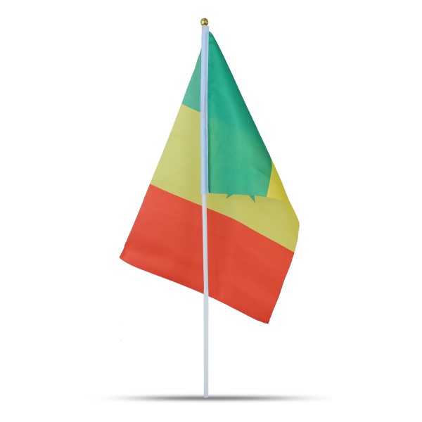Sonia Originelli 10er Set Fahne Flagge Winkfahne "Senegal" Handfahne EM