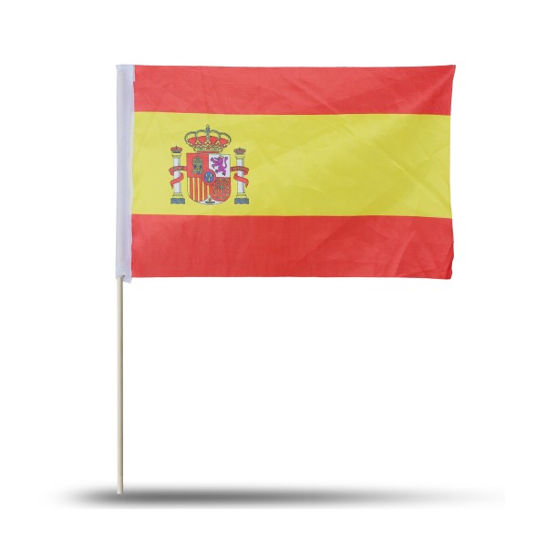 Sonia Originelli 10er Set Fahne Flagge Winkfahne "Spanien" Spain Espana Handfahne EM WM