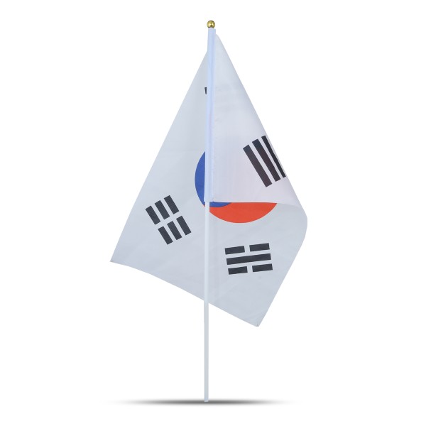 Sonia Originelli 10er Set Fahne Flagge Winkfahne "Südkorea" South Korea Handfahne EM WM