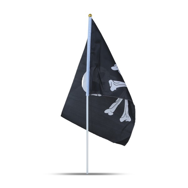 Sonia Originelli 10er Set Fahne Flagge Winkfahne "Totenkopf" Skull Handfahne EM WM