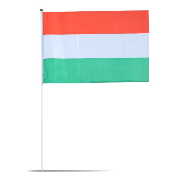 Sonia Originelli 10er Set Fahne Flagge Winkfahne "Ungarn" Hungary Handfahne EM WM