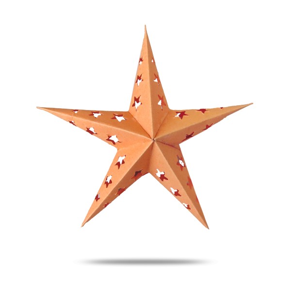 Sonia Originelli 10er Set Mini Weihnachtsstern 10cm Weihnachtsdeko