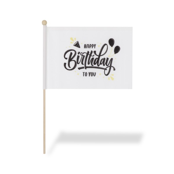 Sonia Originelli 2 Er Set Tischfähnchen "Happy Birthday" Geburtstag Tischdeko