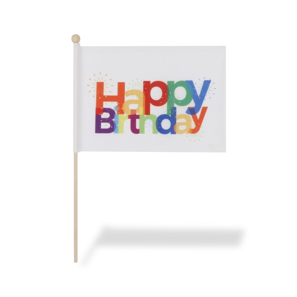 Sonia Originelli 2 Er Set Tischfähnchen "Happy Birthday" Geburtstag Tischdeko