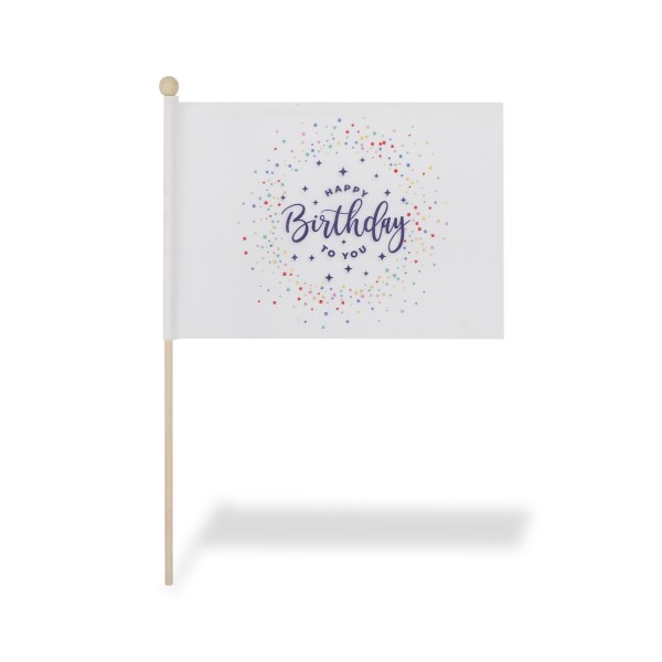 Sonia Originelli 2 Er Set Tischfähnchen "Happy Birthday" Geburtstag Tischdeko Party