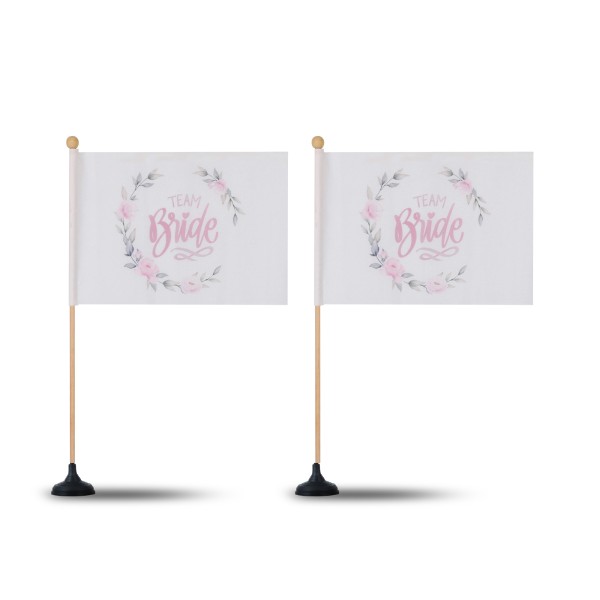 Sonia Originelli 2 er Set Tischfähnchen "Team Bride" JGA Jungesellinenabschied
