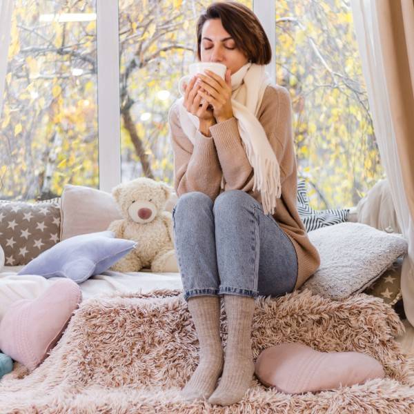 Sonia Originelli 2 Paar Alpakasocke "Medium" Winter Warm Schafwolle