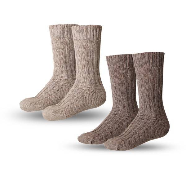 Sonia Originelli 2 Paar Alpakasocken "dick" Alpakawolle Winter Unisex