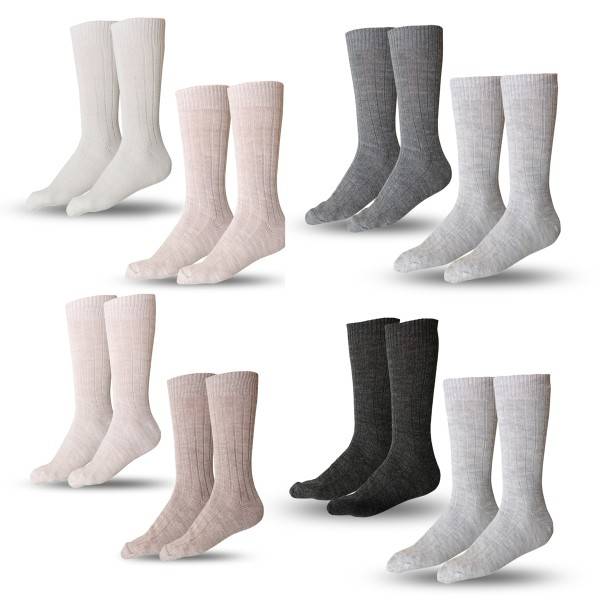 Sonia Originelli 2 Paar Angorasocken Ökologisch Wolle Warm