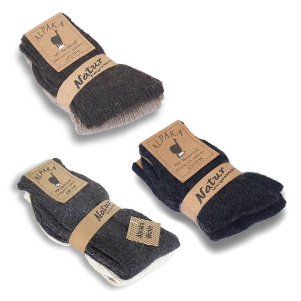 Sonia Originelli 2 Paar Kindersocken Alpakawolle 92% Unisex