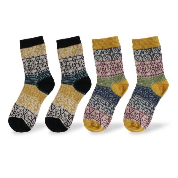 Sonia Originelli 2 Paar Norweger Lieblingssocken Baumwolle Bunt Kuschelig Und Weich