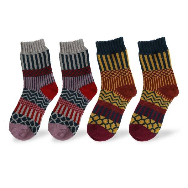Sonia Originelli 2 Paar Norweger Lieblingssocken Baumwolle Bunt Kuschelig Und Weich