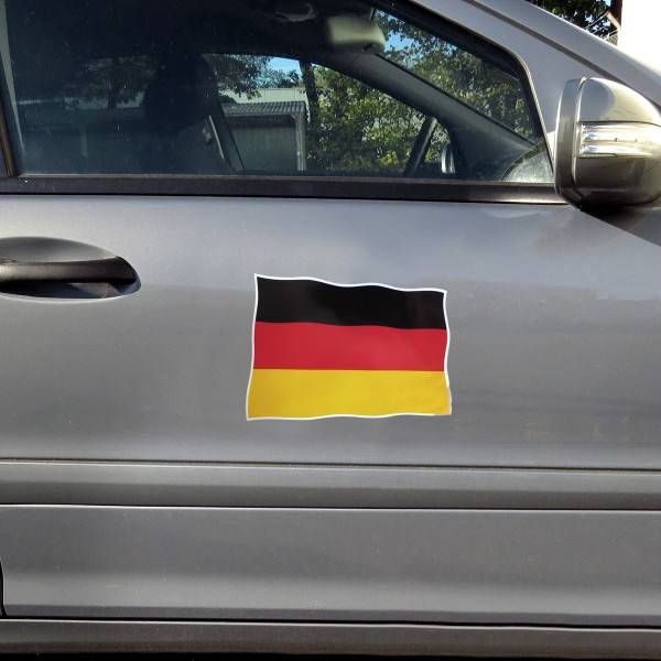Sonia Originelli 2er SET "Auto-Sticker" Fan WM Fußball Länder Aufkleber