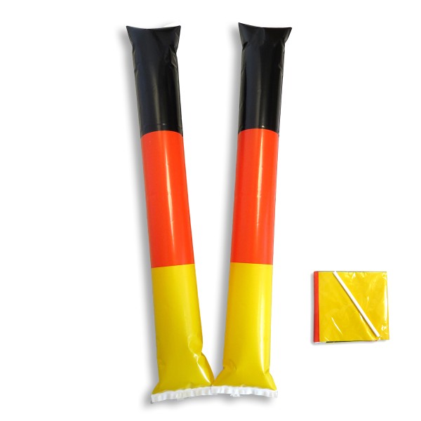 Sonia Originelli 2er SET Fan Ballonstäbe Deutschland Fußball Klatschen WM