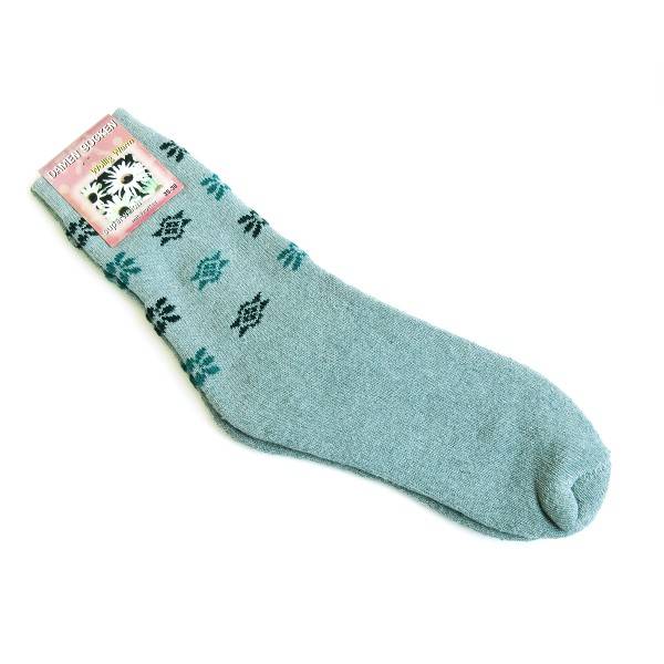 Sonia Originelli 3 Paar Damensocken "Blümchen" Mit Frottée Mollig Warm