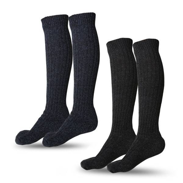 Sonia Originelli 3 Paar Kniestrümpfe Frottee Sohle Wolle Marine