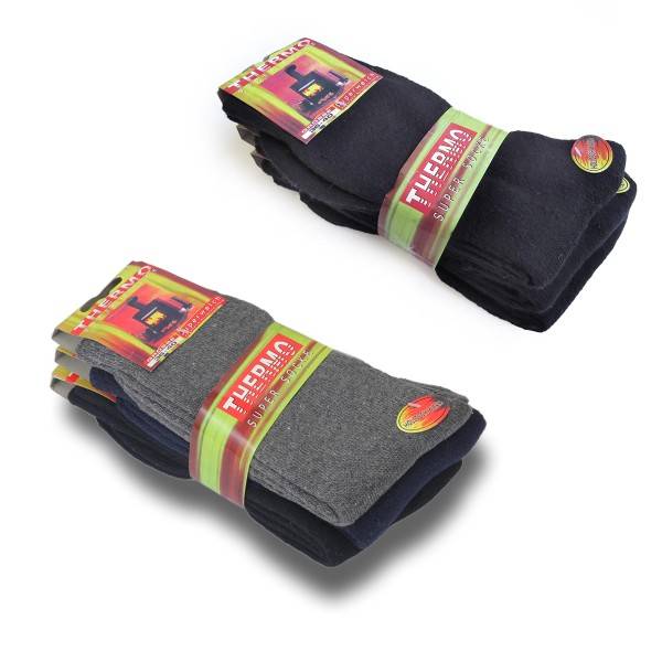 Sonia Originelli 3 Paar Thermosocken Mit Innenplüsch Mollig Warm Unisex