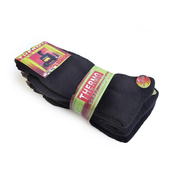 Sonia Originelli 3 Paar Thermosocken mit Innenplüsch mollig warm unisex