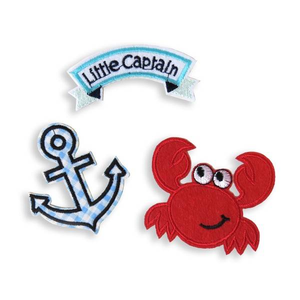 Sonia Originelli 3er Set "Patches" Bügelbilder Aufnäher DIY JGA Pailletten