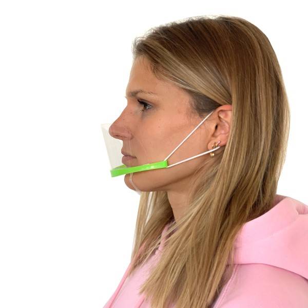 Sonia Originelli 3er Set Visier Mund-Nasenschutz Kinn Gesichtsmaske