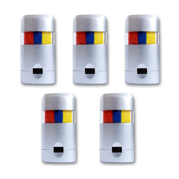 Sonia Originelli 5er Set Fanschminke Makeup-Stift Länderfarben Anfeuern Fussball