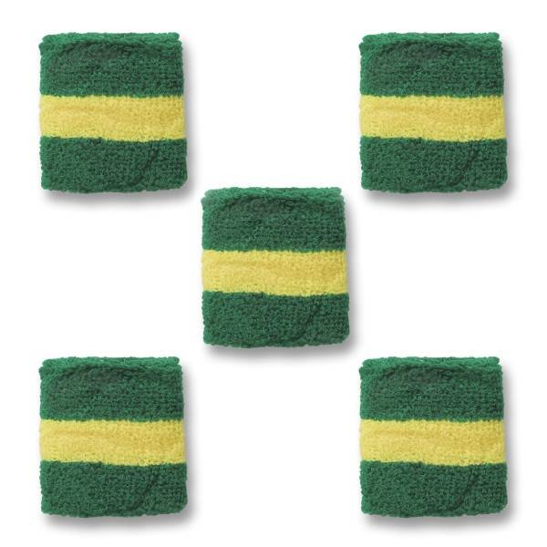 Sonia Originelli 5er Set "Schweißband" Sport Fitness Joggen Länder Fußball WM Fan