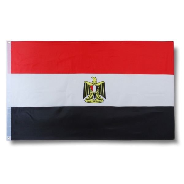 Sonia Originelli Ägypten Egypt Fahne Flagge 90 x 150 cm Fanartikel Hissfahne Ösen WM EM