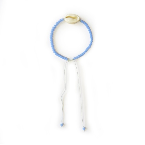 Sonia Originelli Armschmuck Armbänder "Weiße Muschel" Perlen Maritim Nickelfrei