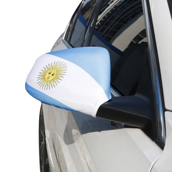 Sonia Originelli Auto Außenspiegel Fahne Set "Argentinien" Argentina Bikini Flagge EM WM