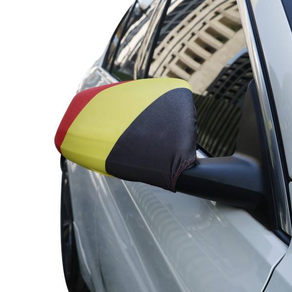 Sonia Originelli Auto Außenspiegel Fahne Set "Belgien" Belgium Bikini Flagge EM WM