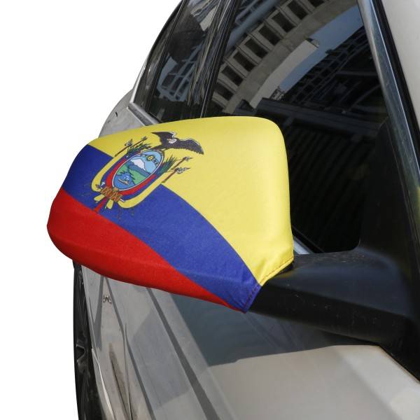 Sonia Originelli Auto Außenspiegel Fahne Set "Ecuador" Bikini Flagge EM WM