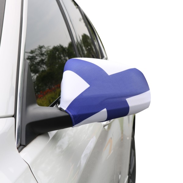 Sonia Originelli Auto Außenspiegel Fahne Set "Finnland" Finland Bikini Flagge EM WM