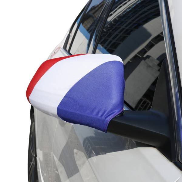 Sonia Originelli Auto Außenspiegel Fahne Set "Frankreich" France Bikini Flagge EM WM