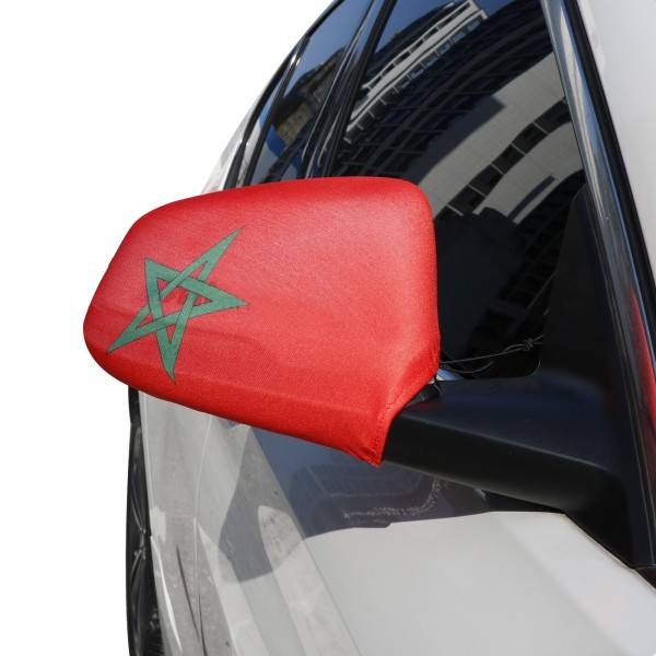 Sonia Originelli Auto Außenspiegel Fahne Set "Marokko" Morocco Bikini Flagge EM WM