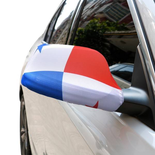 Sonia Originelli Auto Außenspiegel Fahne Set "Panama" Bikini Flagge EM WM