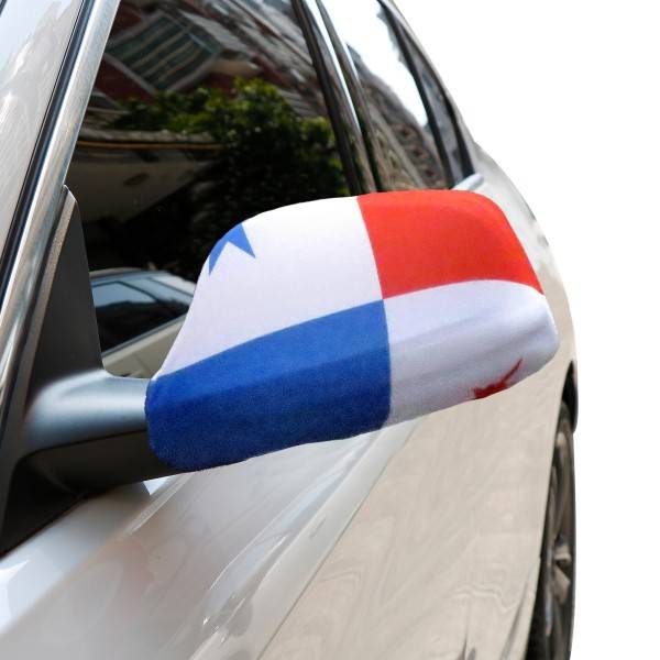Sonia Originelli Auto Außenspiegel Fahne Set "Panama" Bikini Flagge EM WM