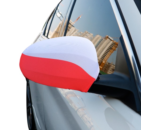 Sonia Originelli Auto Außenspiegel Fahne Set "Polen" Poland Polska Bikini Flagge EM WM
