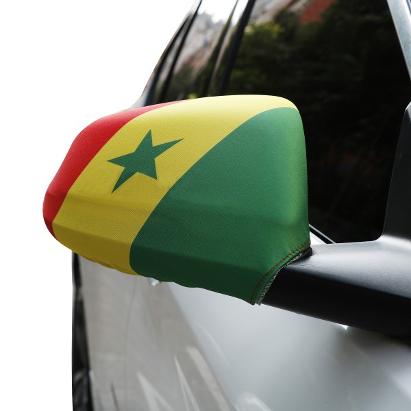 Sonia Originelli Auto Außenspiegel Fahne Set "Senegal" Bikini Flagge EM WM