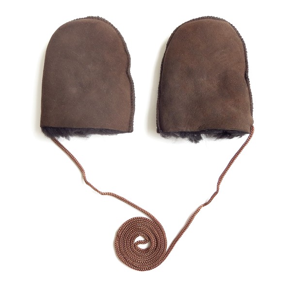 Sonia Originelli Baby Fausthandschuhe Schaf Lammfell Kordel Fäustlinge Sonia Originelli Baby Fausthandschuhe Schaf Lammfell Kordel Fäustlinge