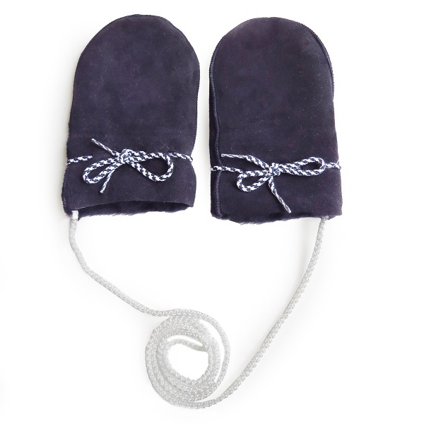 Sonia Originelli Baby Fausthandschuhe Schaf Lammfell Kordel Fäustlinge Sonia Originelli Baby Fausthandschuhe Schaf Lammfell Kordel Fäustlinge