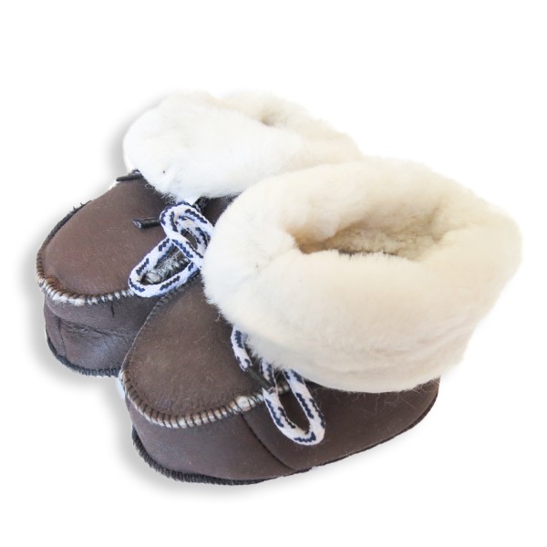 Sonia Originelli Baby Kleinkinder Wildlederhausschuh Atmungsaktiv Lammfell Schaffell