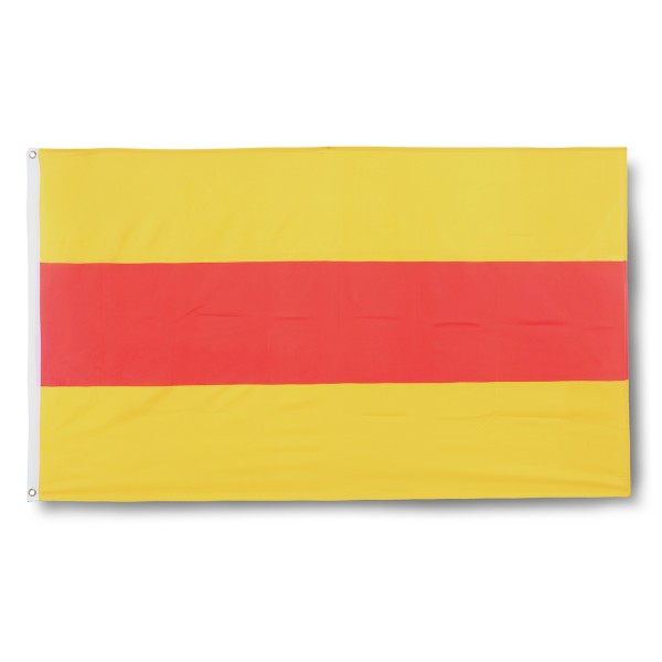 Sonia Originelli Baden Fahne Flagge 90 x 150 cm Fanartikel Hissfahne Ösen WM EM