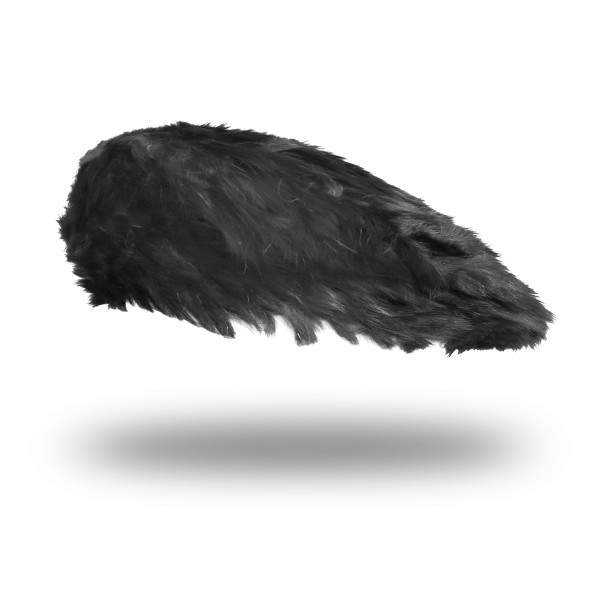 Sonia Originelli Baskenmütze Winter Angora Echtfell Mütze Rund