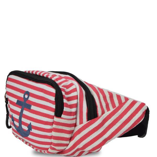 Sonia Originelli Bauchtasche "Anker" Maritim Gestreift Gürteltasche Freizeit