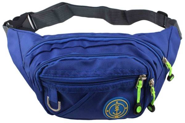 Sonia Originelli Bauchtasche Crossbody Bag Gürteltasche Anker Strand Maritim Wasserabweisend