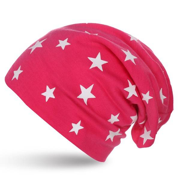 Sonia Originelli Beanie "Mini Sterne" Mütze Stars Overall Print