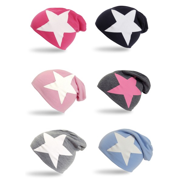 Sonia Originelli Beanie Mütze Kind "Stern" Kindermütze