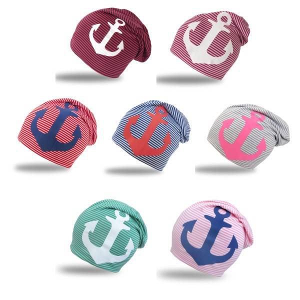 Sonia Originelli Beanie Mütze Kleinkind "Maritim Anker" Streifen Baby