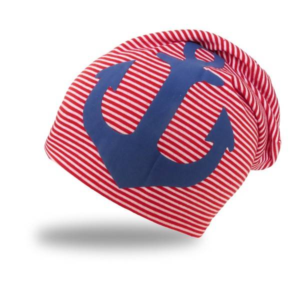 Sonia Originelli Beanie Mütze Kleinkind "Maritim Anker" Streifen Baby